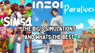 Sims 4 vs Inzoi vs Paralives (Which one is the BEST?!)
