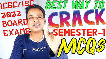 ICSE/ISC Board Exams 2022| How to prepare MCQs for Semester 1? 🔥 Best Strategy for MCQs Preparation