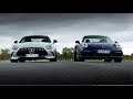 Drag race  porsche 992 turbo vs amg gt 63