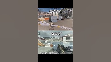 Codm vs Mw2 Terminal map comparison #shorts #codm #mw2 #gaming