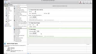 Using the free Mac Automator application to batch manipulate