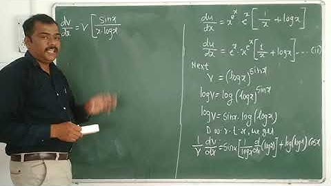 Differentiation: Exercise 1.3: Part-3: Logarithmic Differentiation and Derivatives of Implicit Funct