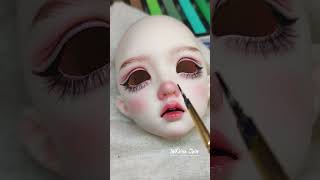 Preachy Pink🌸🍑 #bjd #repaint #ooak #makeup