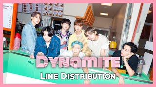 BTS (방탄소년단) - Dynamite [Line Distribution]