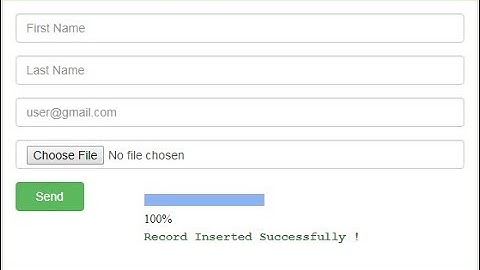 upload image,video with dynamic progress bar in php and mysql