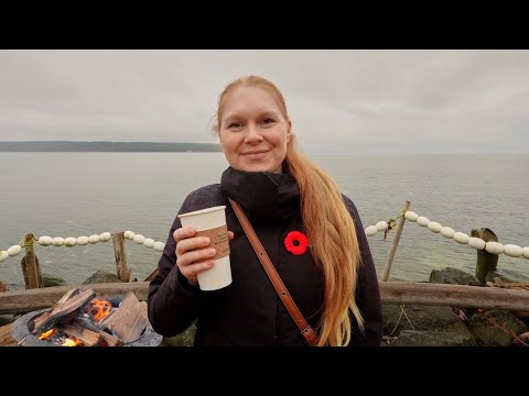 يوم دافئ على الساحل الغربي لكندا