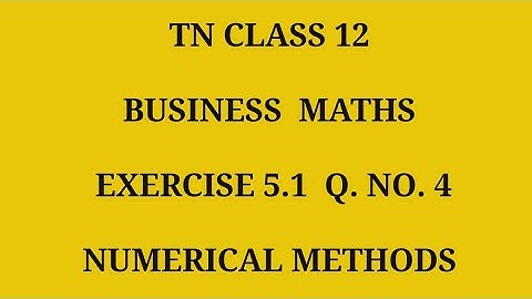 TN 12th Business maths chapter 5 exercise 5.1 question number 4
