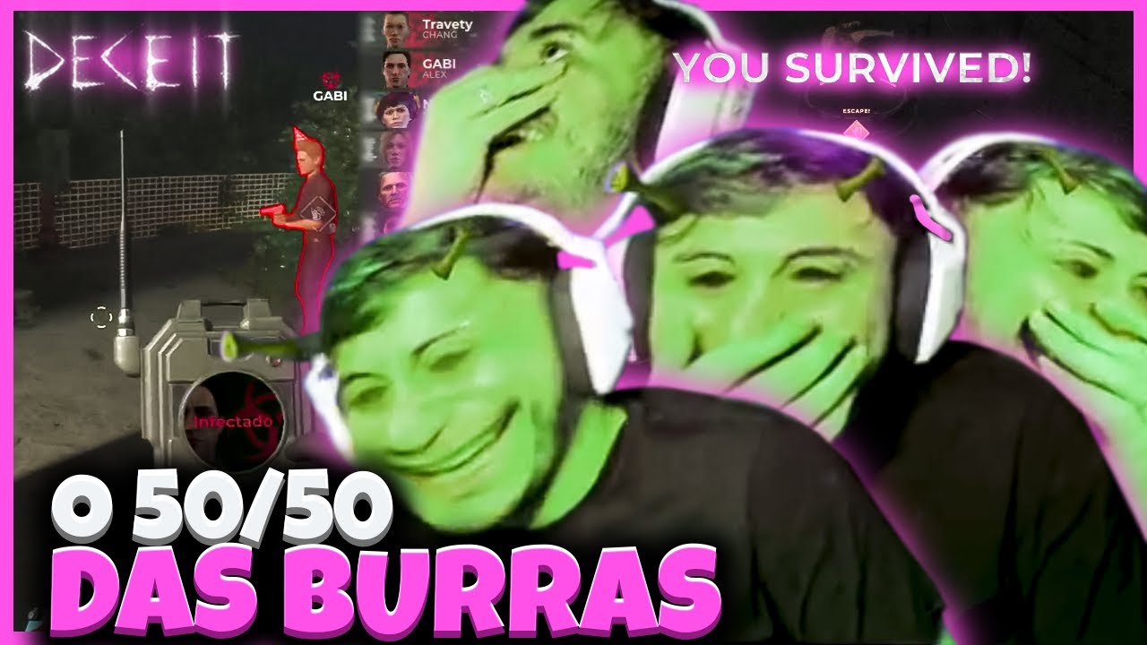 DECEIT: FOI SÓ O 50/50 IGUAL A 100 🤣 | Nicky Mitrava