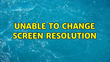 Ubuntu: Unable to change screen resolution (2 Solutions!!)