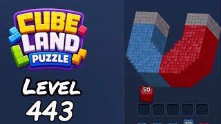 Cube Land Puzzle Level 443 Walkthrough