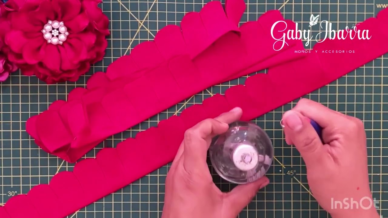 FLORES EN TELA FÁCILES DE REALIZAR