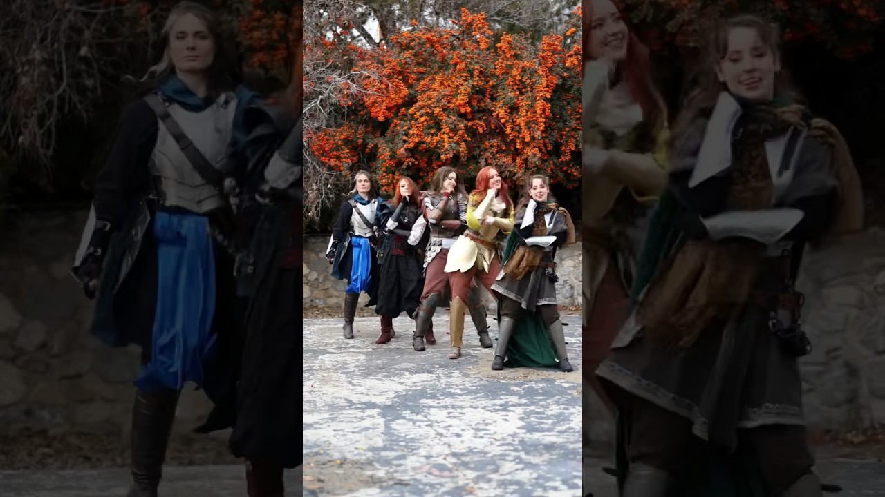 Not bad for doing this dance in armor! 😌💃✨⚔️
