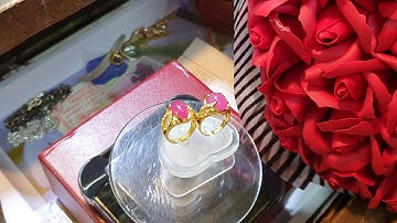 nhẫn nữ gắn đá ruby đẹp nhất ll Jewelry ll trieu gold