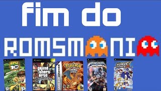 romsmania acabou site de emuladores ppspp e outros consoles um video sobre isso