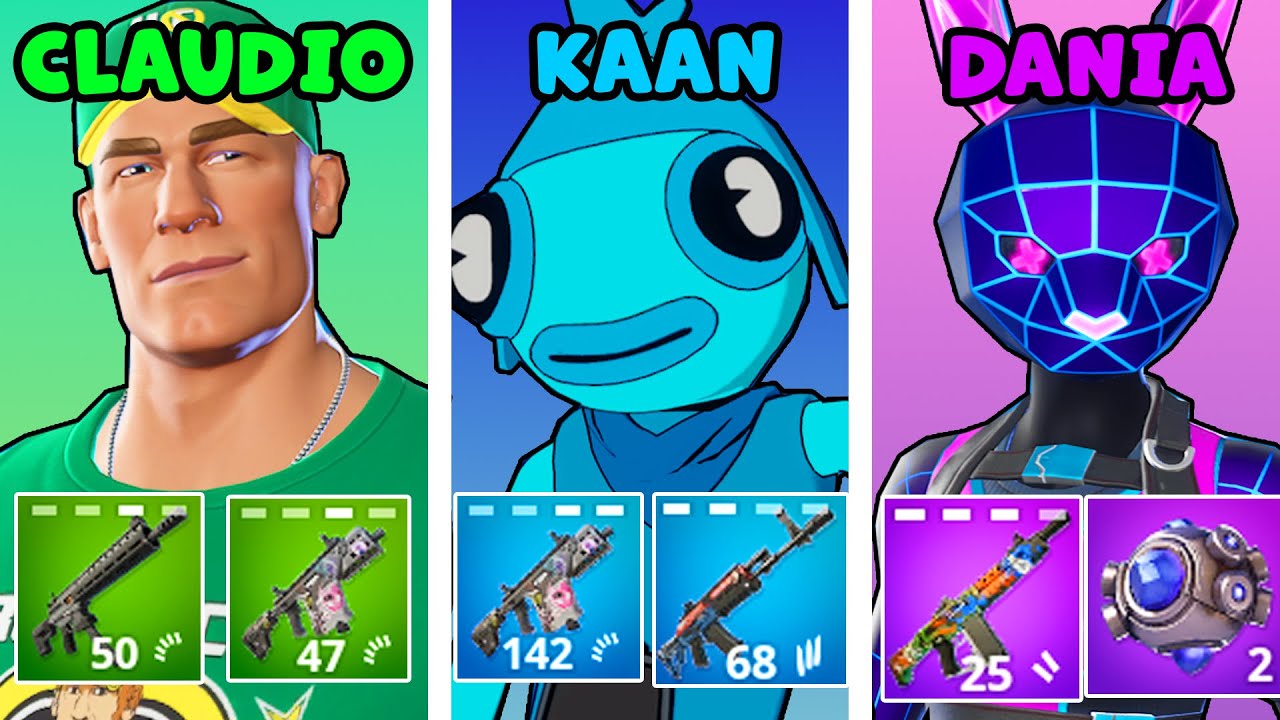 24 STUNDEN NUR 1 FARBE BENUTZEN IN FORTNITE! Kaan, Dania & Claudio holen EPISCHEN SIEG!