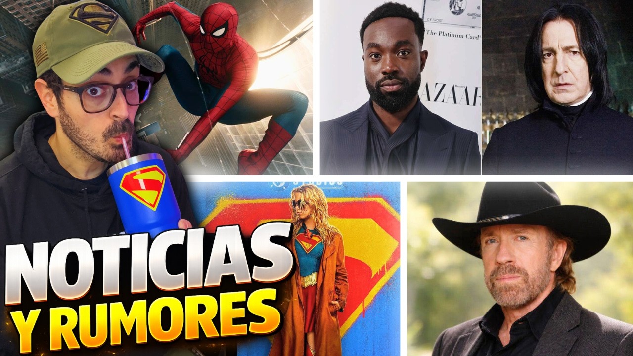 Adiós a CHUCK NORRIS, nuevas PELIS MARVEL, Spider-Man ARRASA, presupuesto SUPERGIRL, Snape AMENAZADO
