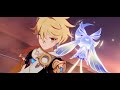 Traveler vs Dottore mid fight 