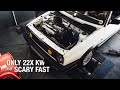 Dyno tuning the 18t big turbo gtx2867 mk2 golf gti on pump fuel and street pulls  pt8