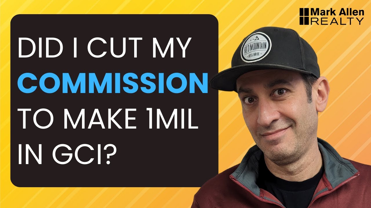 I Made a Million Dollars a Year in GCI Selling Real Estate! Did I Cut My Commissions?