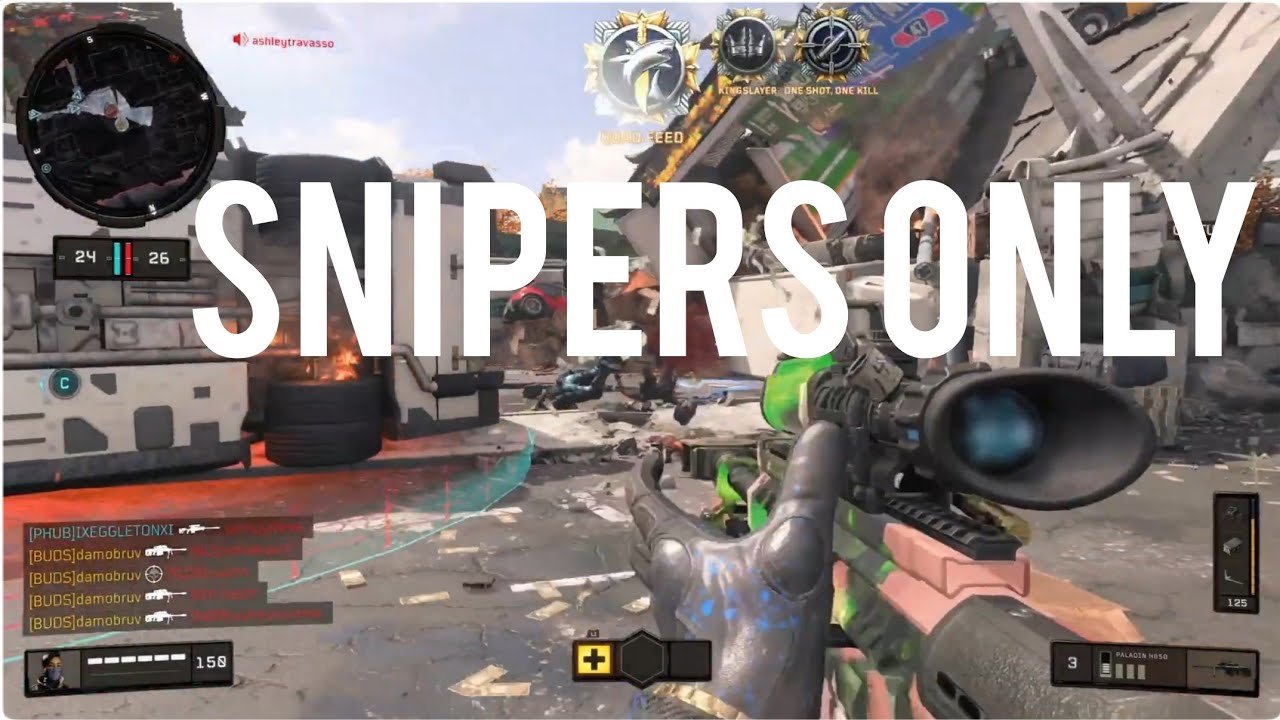 SNIPERS ONLY! - Black ops 4 Sniper Gameplay (COD BO4 Highlights #3)