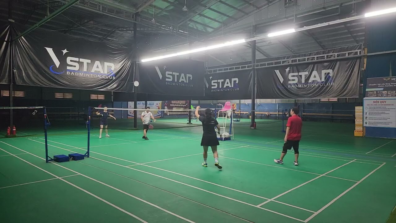 0203 Mix #2 [CLVK ]🤾‍♂️ An  / Hoha 🏸 Water / Bình - HAPTHY Badminton - Sân Cầu lông Vstar