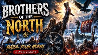 BROTHERS OF THE NORTH ⚔️ Mistheim Viking Music | Epic Nordic Folk Metal (Lyric Video)