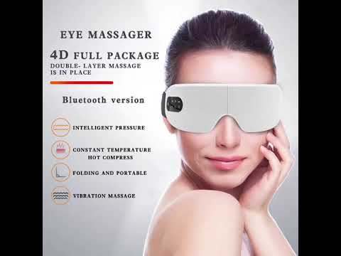 Chinbersky Eye Massager with Heating,Vibration, Portable Sleeping with Bluetooth Music