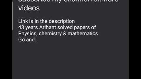 Arihant 43 years charpterwise solved papers for JEE mains & advanced free pdf download