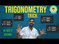 Trigonometry Trick 🔥 ll Easy Trick Of Trigonometry ll🔥
