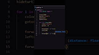 graphic in 5sec using Python | python projects for beginners #python #programming #coding
