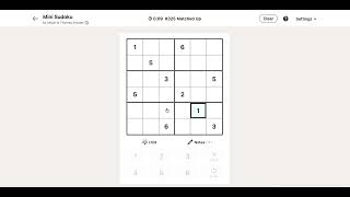 LinkedIn Mini-Sudoku Answer Today | 02 July 2026 - Puzzle #325 screenshot 5