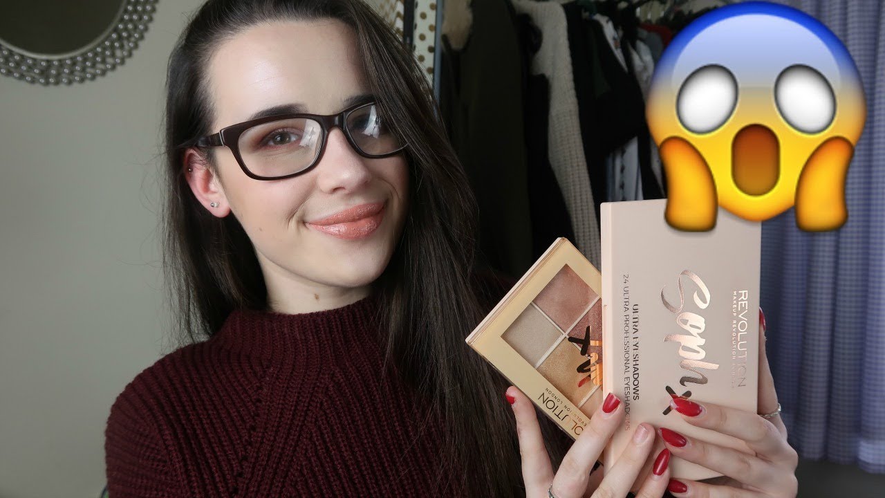 TESTING SOPH X MAKEUP REVOLUTION PALETTES! SWATCHES + FIRST IMPRESSIONS