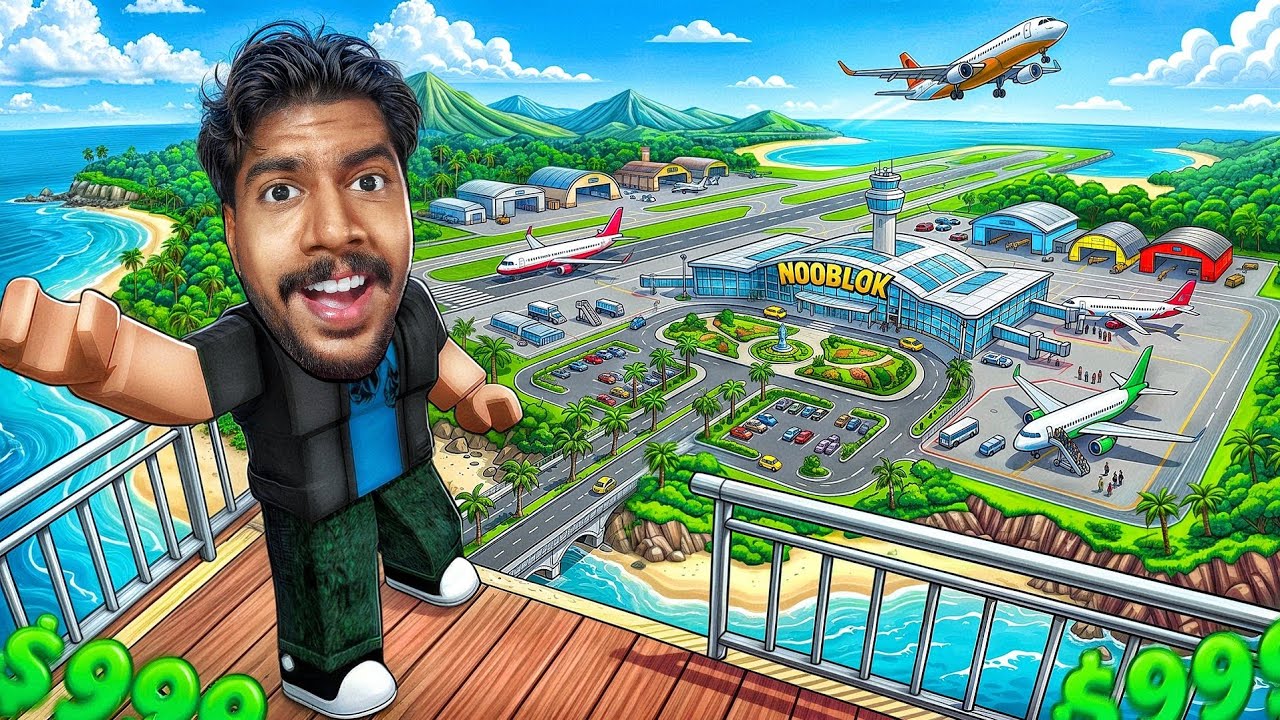 I Bult The Biggest Airport in Roblox!!