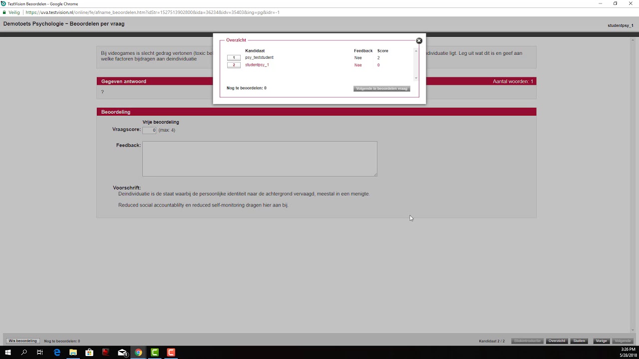 Nakijken in TestVision - YouTube