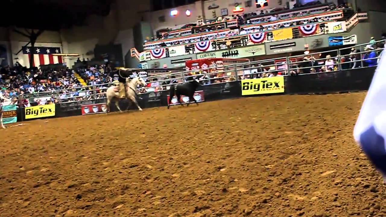 Arrowhead & Beaudreax Campbell cowtown pbr classic and mini bull riding new years 2011