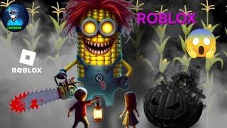 ROBLOX -: ESCAPE THE CORNFACE 🌽🌽 SKINS { SCARY OBBY} FULL WALKTHROUGH 