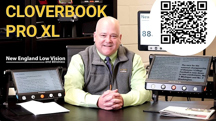 NEW CloverBook Pro XL | Portable Electronic Magnifier