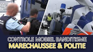 Koninklijke Marechaussee & Politie - Controle op mobiel banditisme - fraude buitenlandse kentekens.