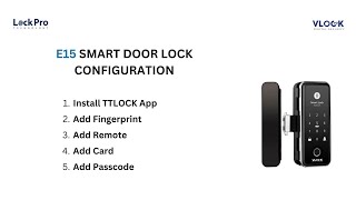 VLOCK E15 SMART DOOR LOCK CONFIGURATION 2023 screenshot 5