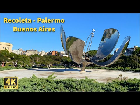 Recoleta Buenos Aires | Walking Tour | 4K 60fps | ASMR