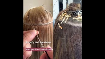Butterfly Weft hair extensions VS Genius Weft