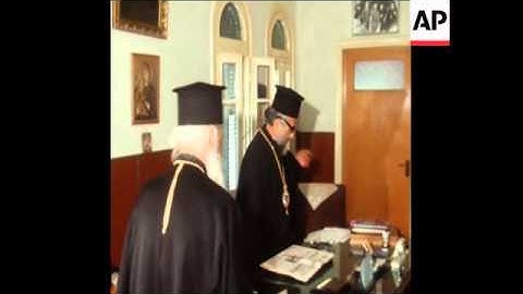 SYND 23-3-72 BISHOPS SUBJECT OF ENOSIS DEMONSTRATIONS