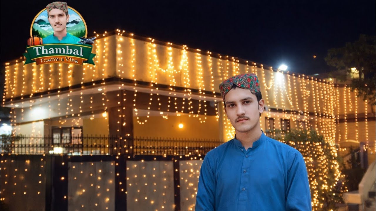 Shadi House Lighting Decoration | Night Look | Farooq Traveling Vlog