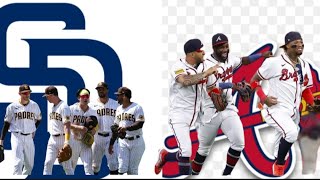 ATLANTA BRAVES VS SAN DIEGO PADRES LIVE SCORE | MAJOR LEAGUE BASEBALL |