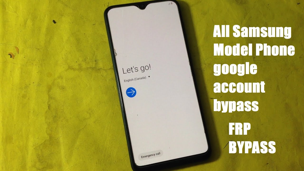 How to Bypass FRP Lock Samsung Galaxy A20 verify your google account