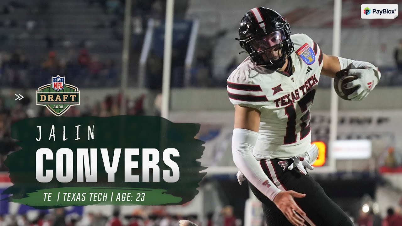 2025 NFL DRAFT HIGHLIGHTS: Jalin Conyers | TE | Texas Tech - YouTube