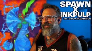Creating My Bride of Frankenstein Spawn Cover! | Inkpulp Vlogs