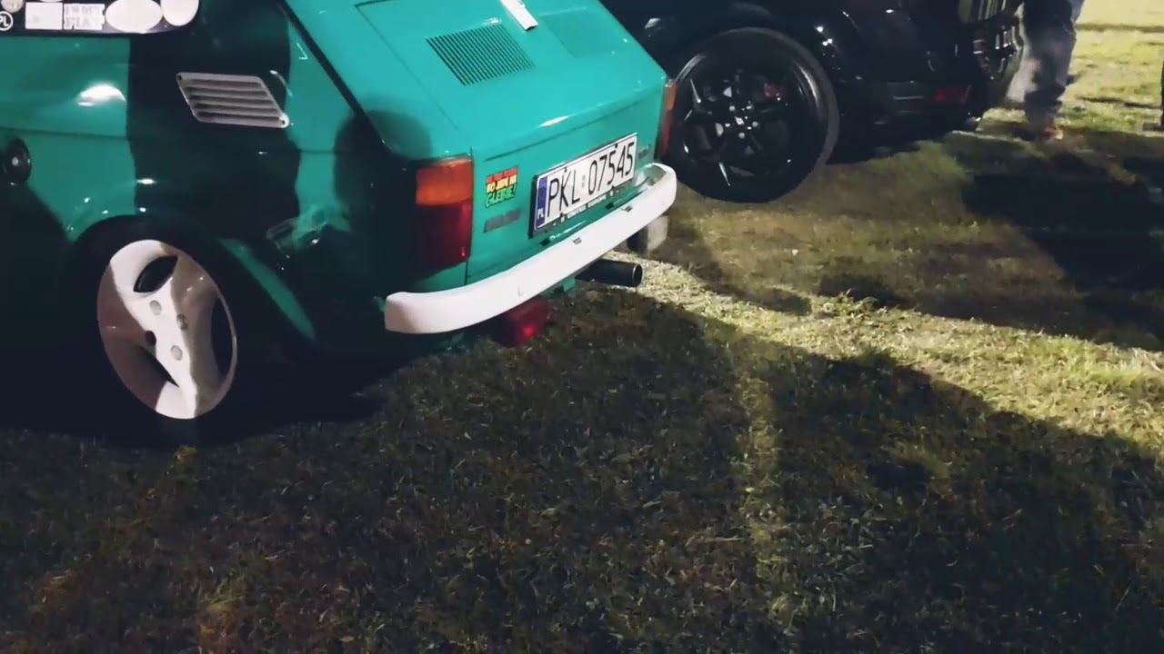 Fiat 126p strzały z tłumika, Wzlotowisko Gniezno 2017