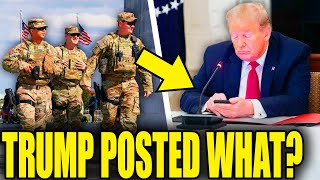 BREAKING: SHOOTING LOCKS DOWN White House, Trump POSTS THIS!
