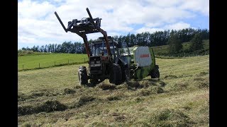 Silage 2017 Mowing Tedding and Bailing